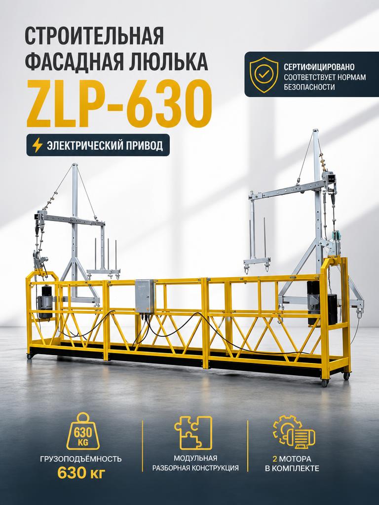 Подъёмник ZLP-630 крупным планом